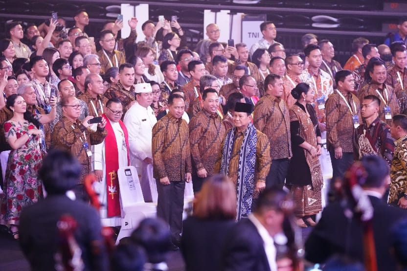 Panglima TNI Hadiri Puncak Perayaan Natal Tahun 2024