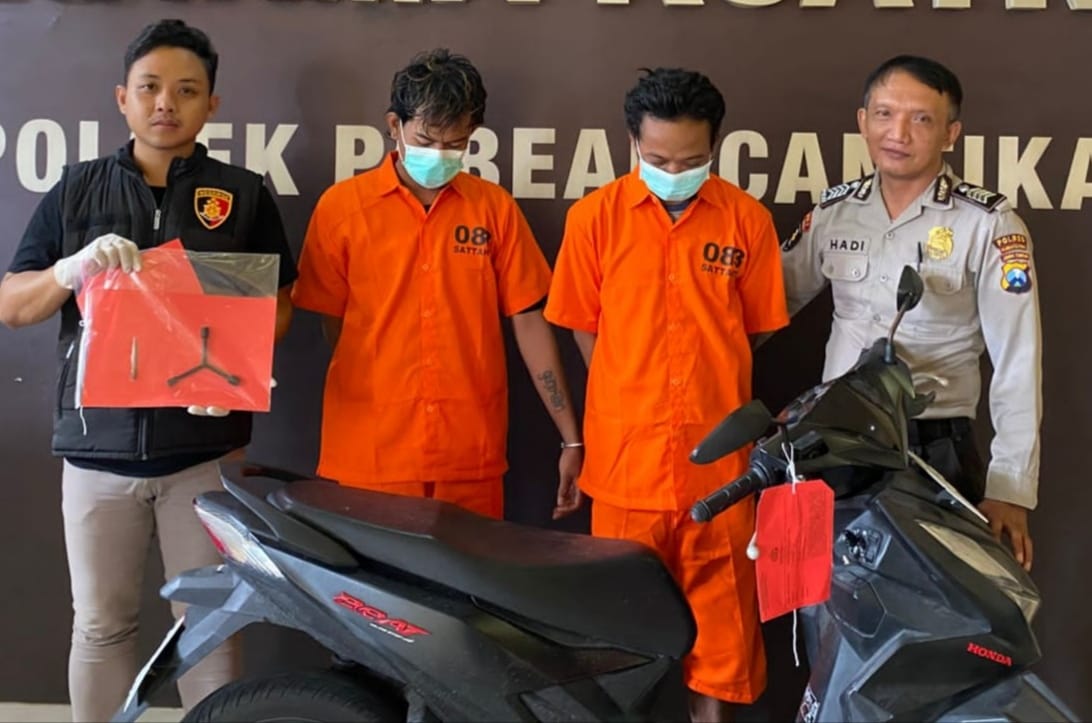*Polisi Berhasil Amankan Komplotan Pencuri Motor Toko Listrik Jagalan Surabaya