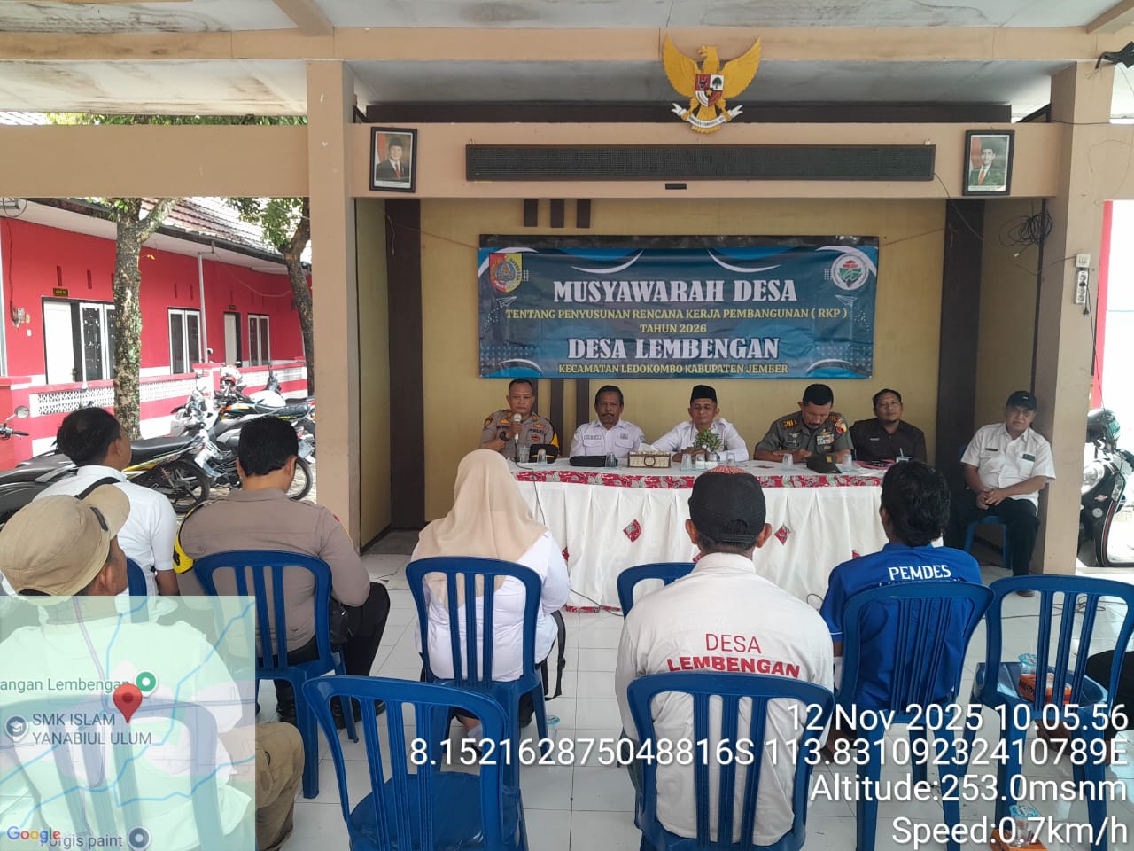 Musyawarah Desa Tentang Penyusunan Rencana Kerja Pembangunan (RKP) Tahun 2026 Desa Lembengan Kecamatan Ledokombo