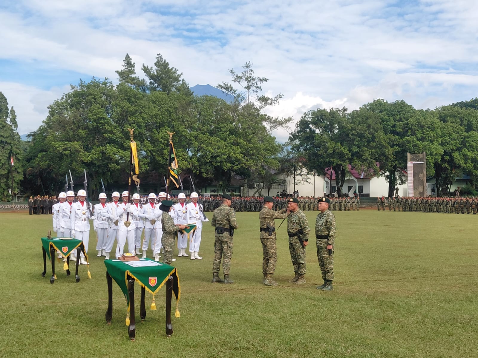 Serah Terima Panglima Divisi Infanteri 2/Kostrad, Pangkostrad Tekankan Amanah dan Pengabdian