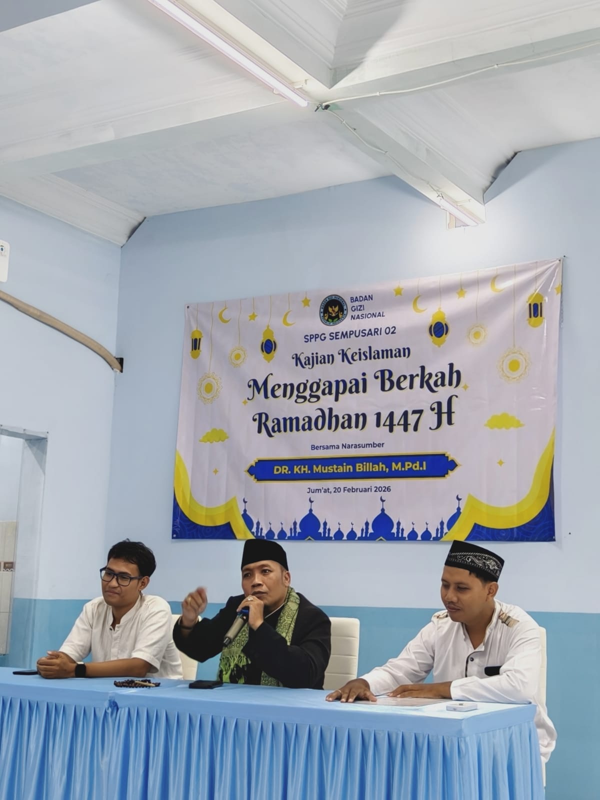 Dapur SPPG Sempusari 02 Gelar Kajian Keislaman “Menggapai Berkah Ramadhan 1447 H”