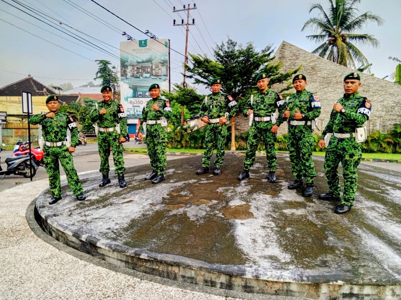 DANSI PROVOST BRIGIF 9/DY/2 KOSTRAD PIMPIN PENGAMANAN TRADISI PENYAMBUTAN KASBRIGIF BARU