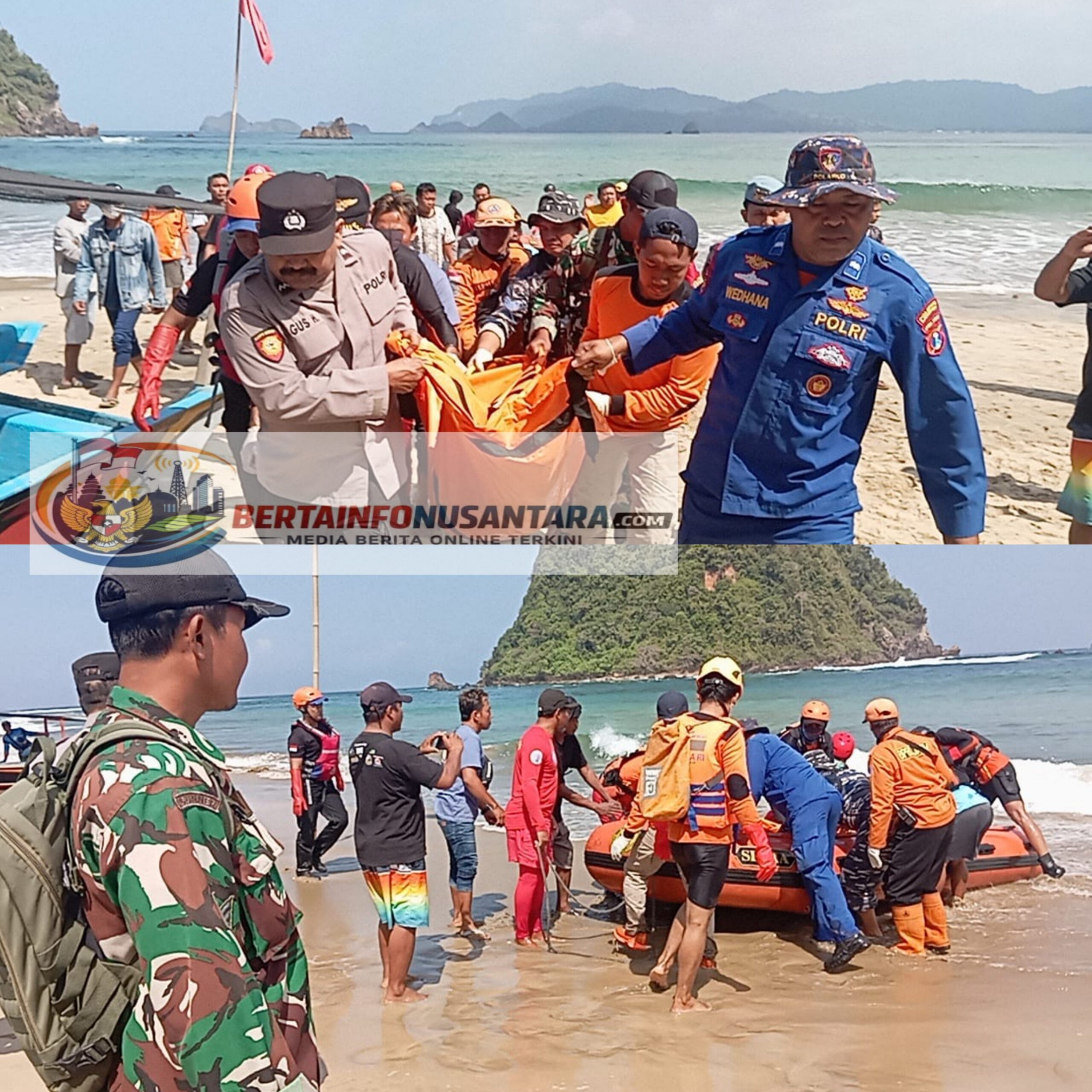 Tiga Hari Dicari, Pemancing yang Terseret Ombak di Pantai Pulau Merah Ditemukan Meninggal